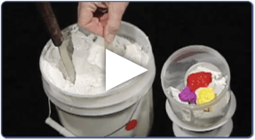 SynergyMixer® Mixing White & Red Paste